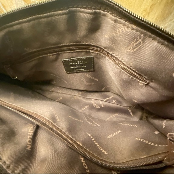 Mouflon handbag in shades of Brown. Classic piece from a Canadian brand - Picture 7 of 12